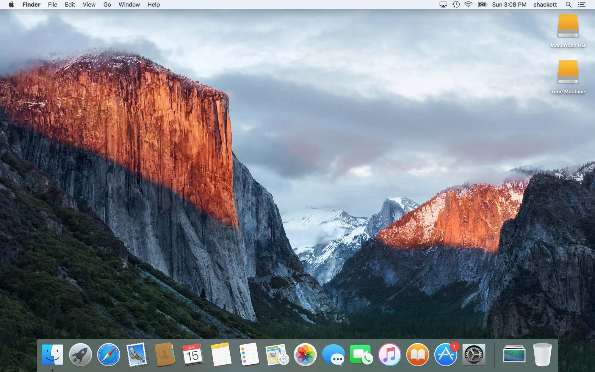 OS X El Capitan screenshot