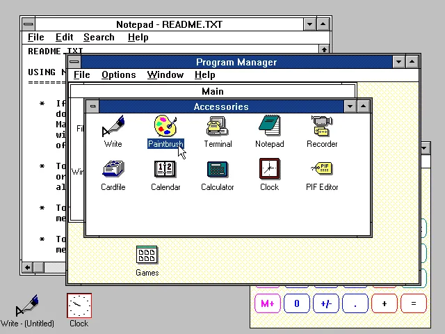 Windows 3.0 UI
